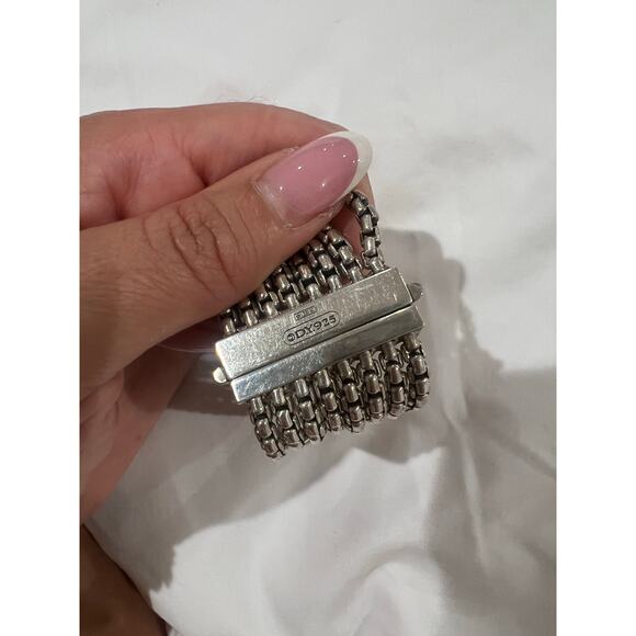 David Yurman Box Chain Eight Row Bracelet - Picture 6 of 8